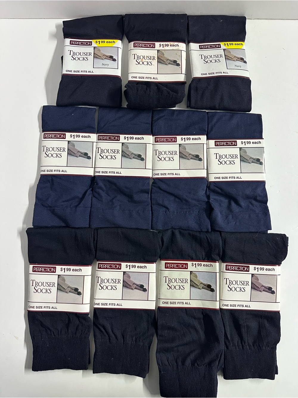 Women’s Navy Dress Trouser Socks - set of (11)  - NWT